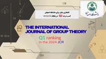 کسب رتبه Q1 نشریه International Journal of Group Theory (IJGT) 